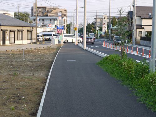 6月8日に国道6号線の二ツ木交差点にできた新しい道路がどこにつながってるか自転車で行ってきた