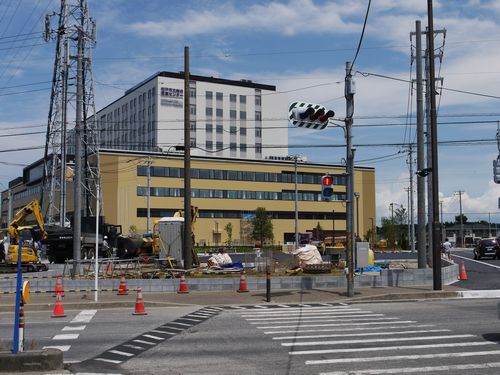松戸市立総合医療センターの建設状況を見てきた