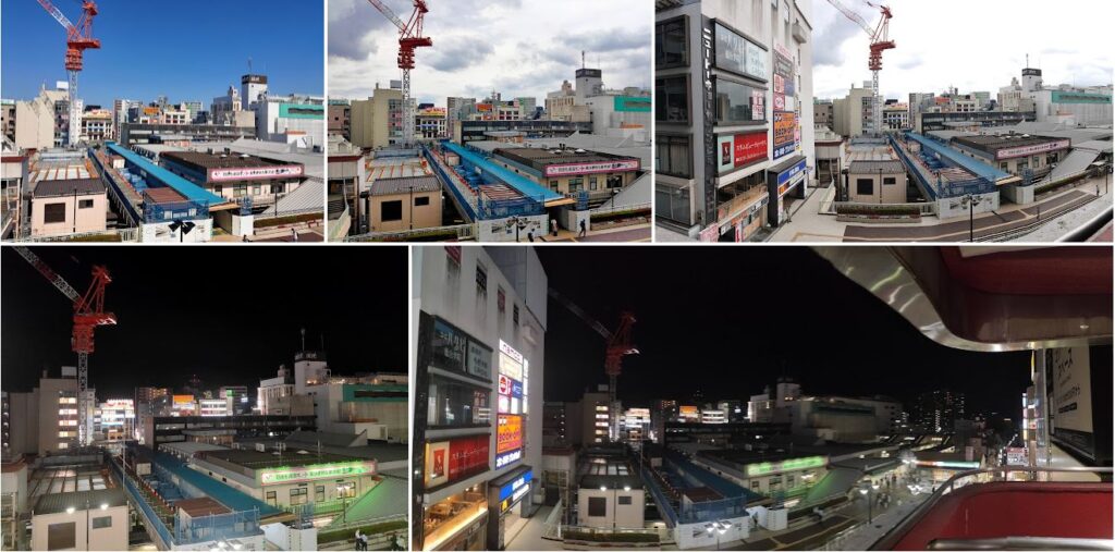 松戸駅ビル改良工事　2023年7月26日から2023年8月29日の記録