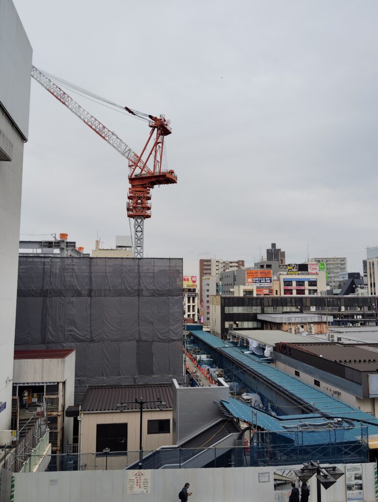 松戸駅ビル改良工事　2024年6月7日