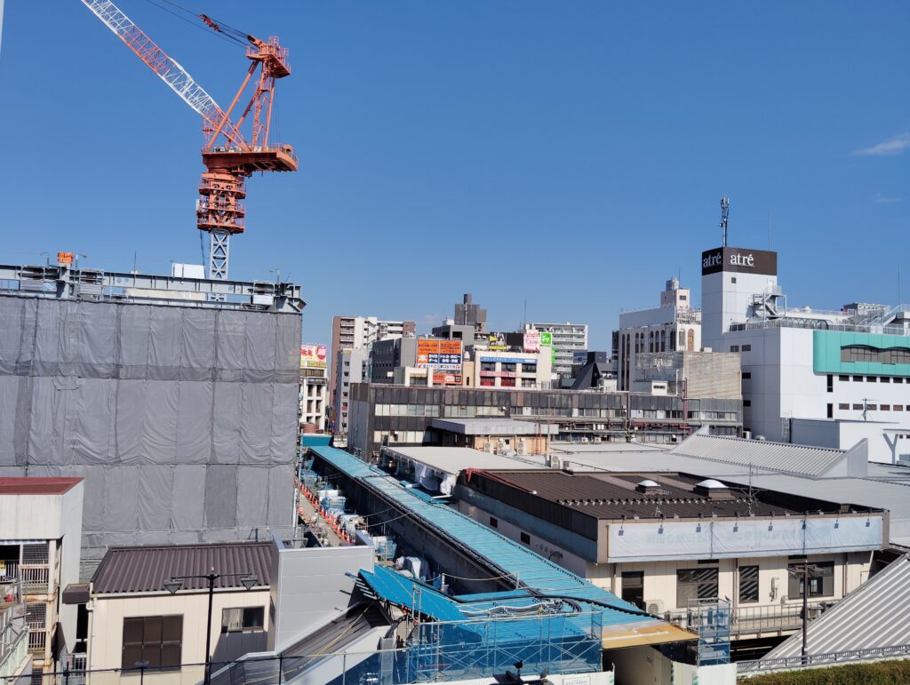 松戸駅ビル改良工事　2024年6月11日