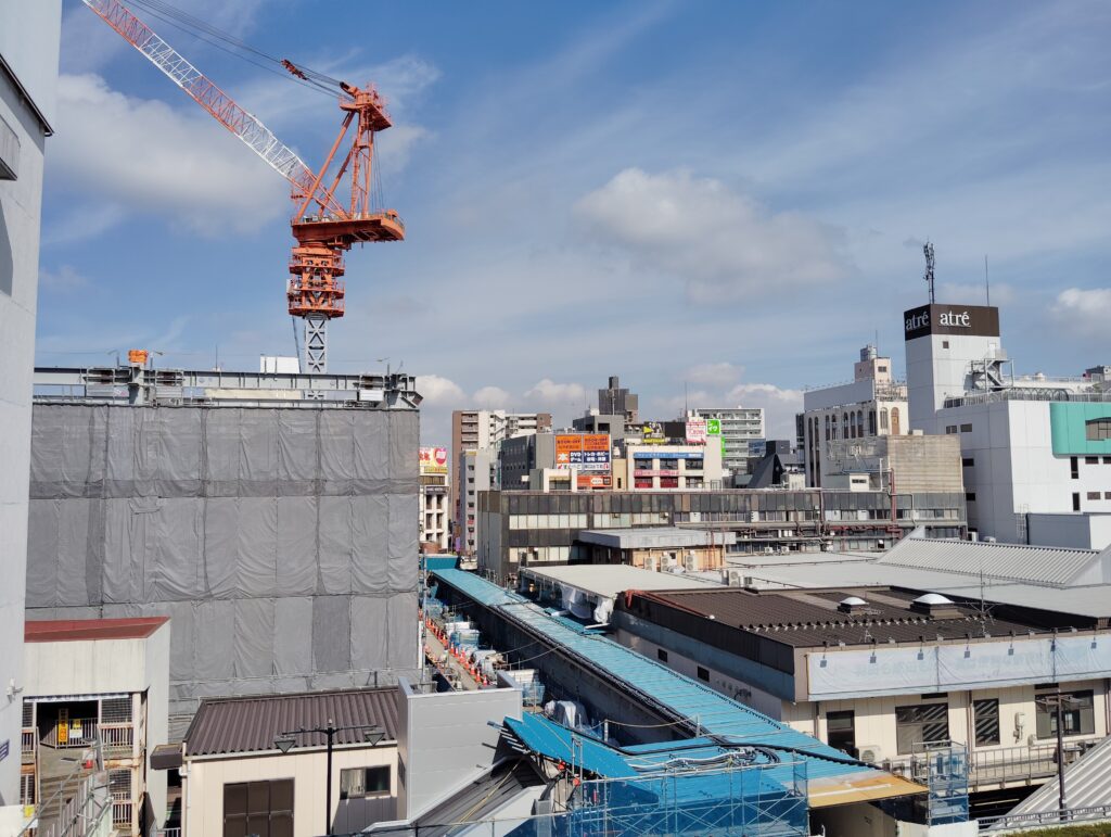 松戸駅ビル改良工事　2024年6月12日