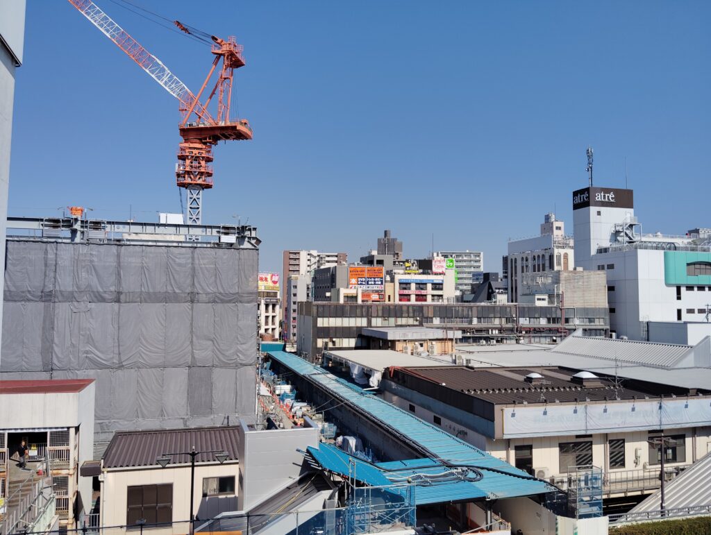 松戸駅ビル改良工事　2024年6月14日