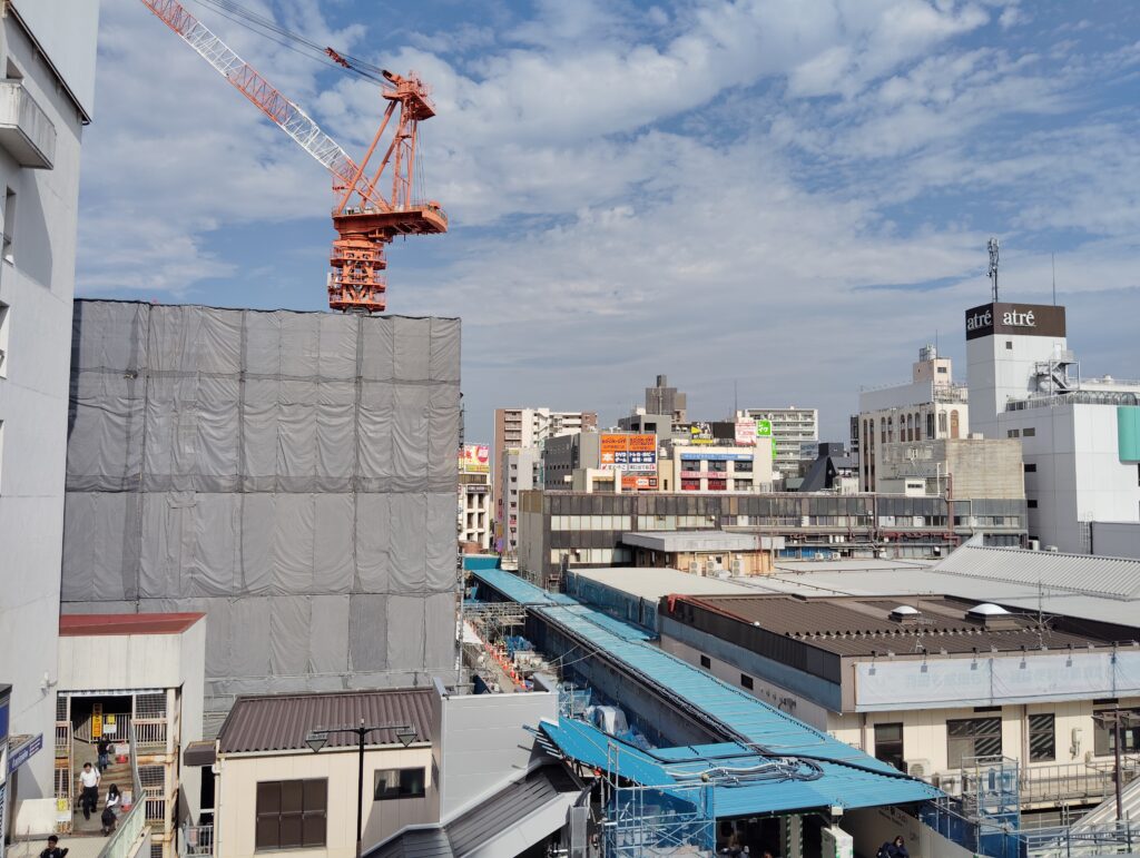 松戸駅ビル改良工事　2024年7月18日