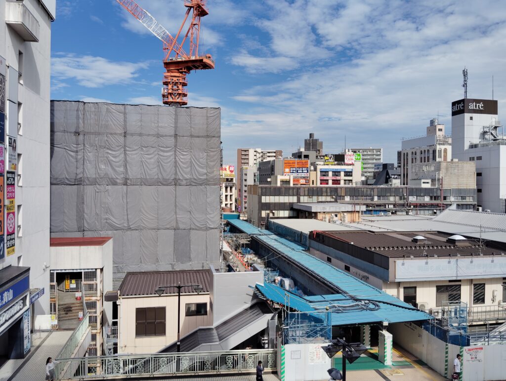 松戸駅ビル改良工事　2024年7月19日