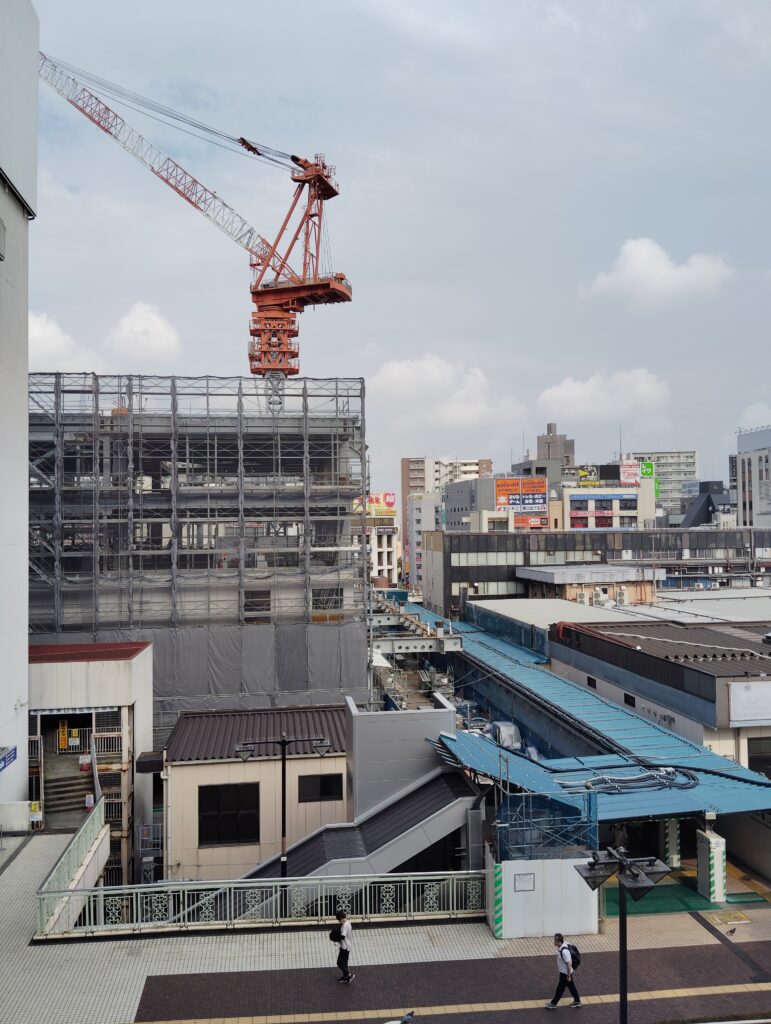 松戸駅ビル改良工事　2024年8月14日