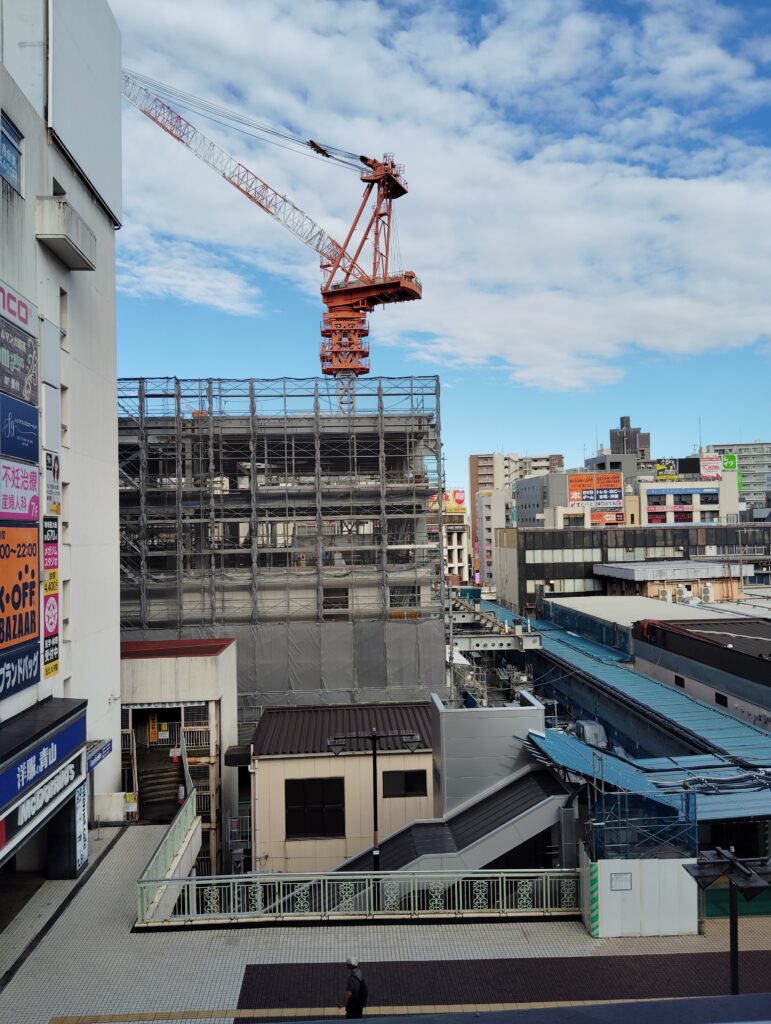 松戸駅ビル改良工事　2024年8月17日