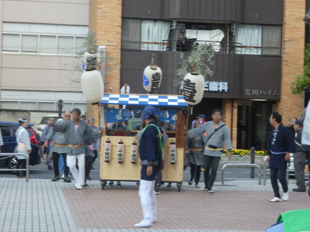 松戸神社　御祭禮　神輿渡御　キテミテマツド広場