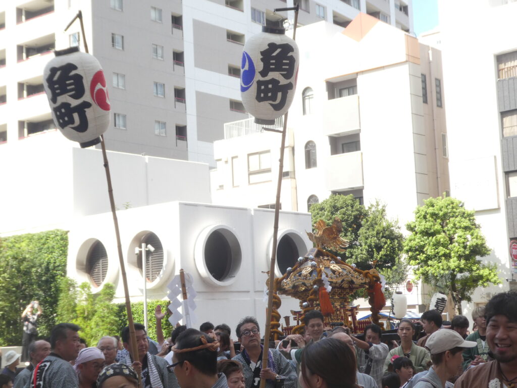 松戸神社　御祭禮　神輿渡御　キテミテマツド広場