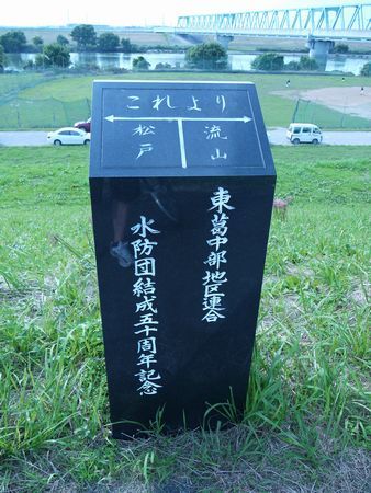 江戸川の市境を行く