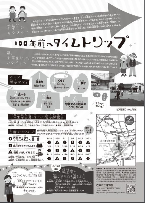 松戸探検 100年前からのくらしのうつりかわり