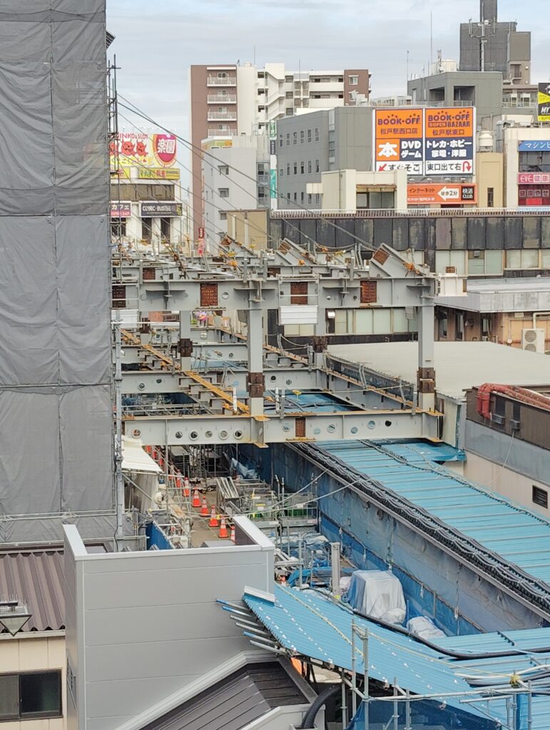 松戸駅ビル改良工事 2024年9月4日