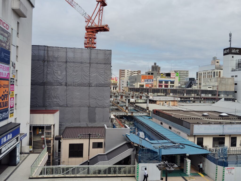松戸駅ビル改良工事 2024年9月4日