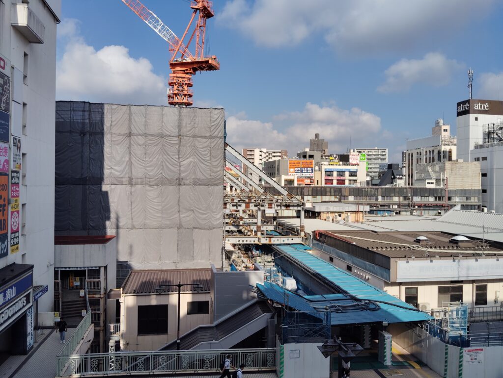 松戸駅ビル改良工事 2024年9月12日