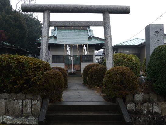 大谷口神明神社（松戸市大谷口）
