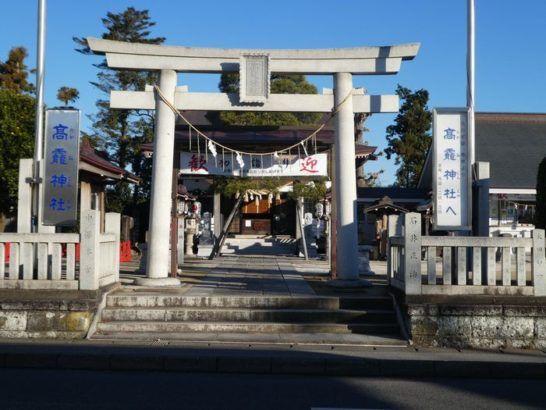髙靇神社（松戸市六高台）