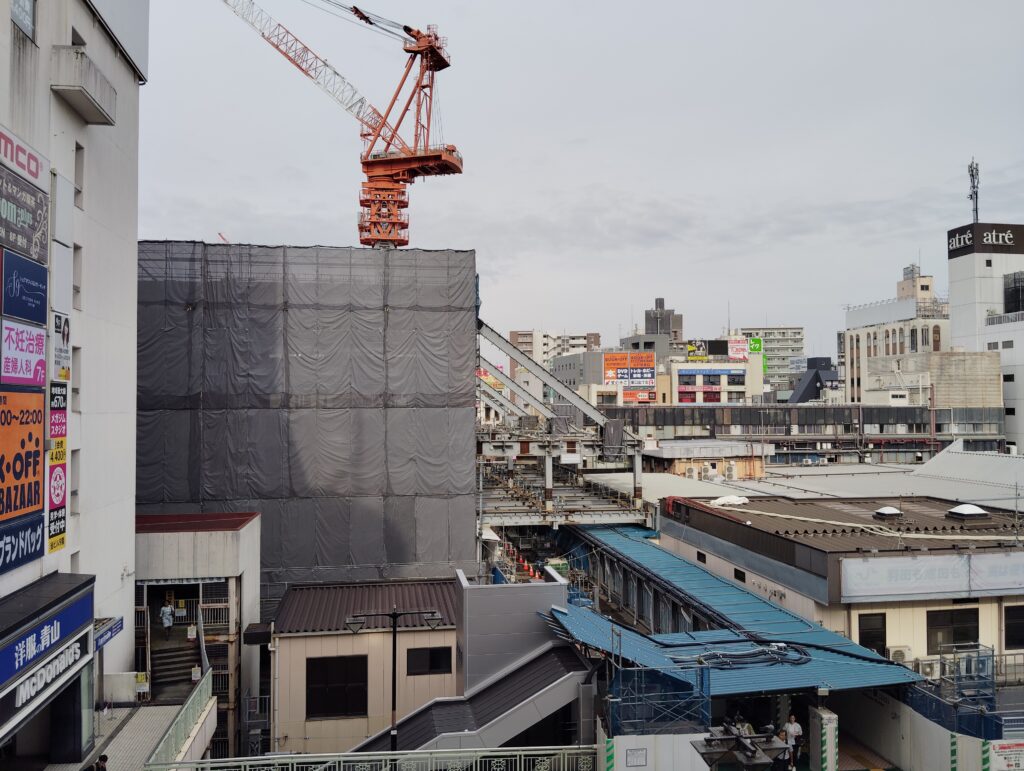松戸駅ビル改良工事 2024年9月28日