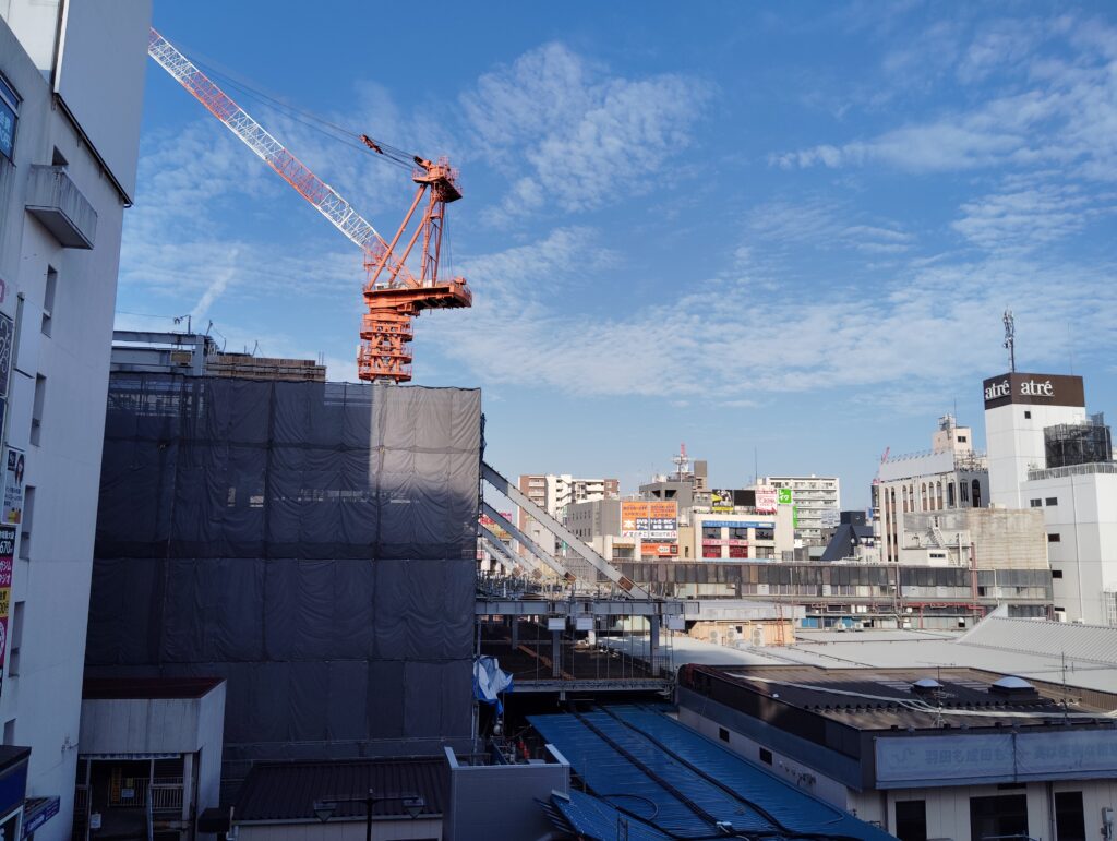 松戸駅ビル改良工事 2024年11月1日