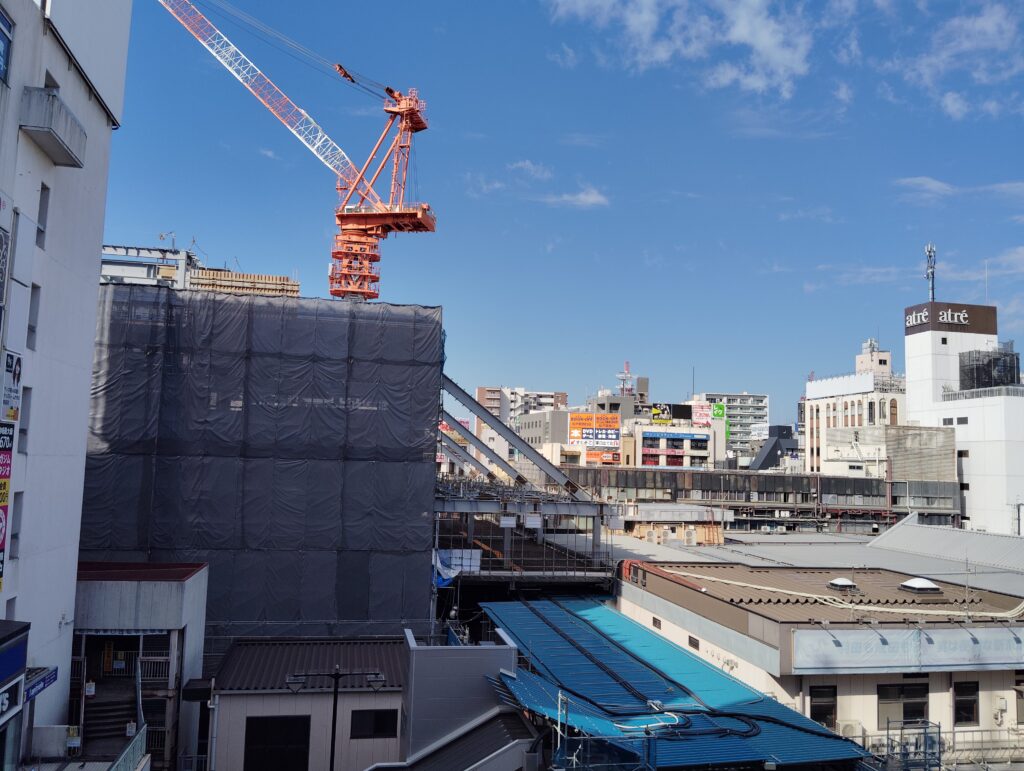 松戸駅ビル改良工事 2024年11月3日