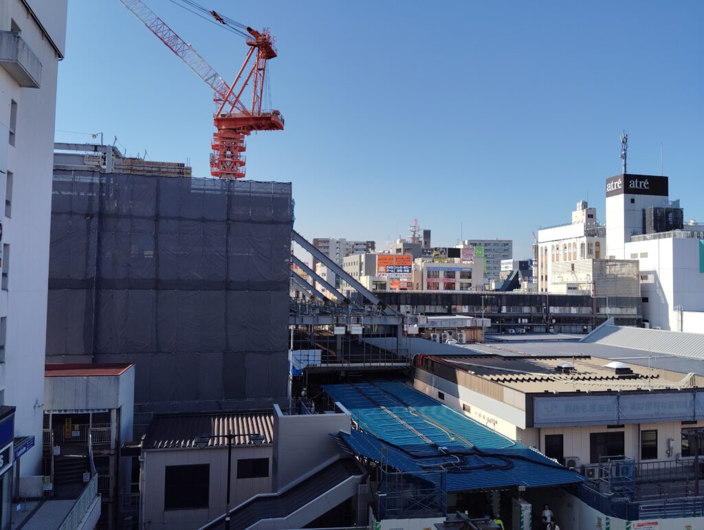 松戸駅ビル改良工事 2024年11月4日