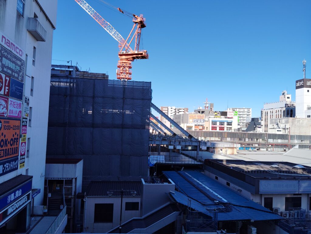 松戸駅ビル改良工事 2024年11月7日