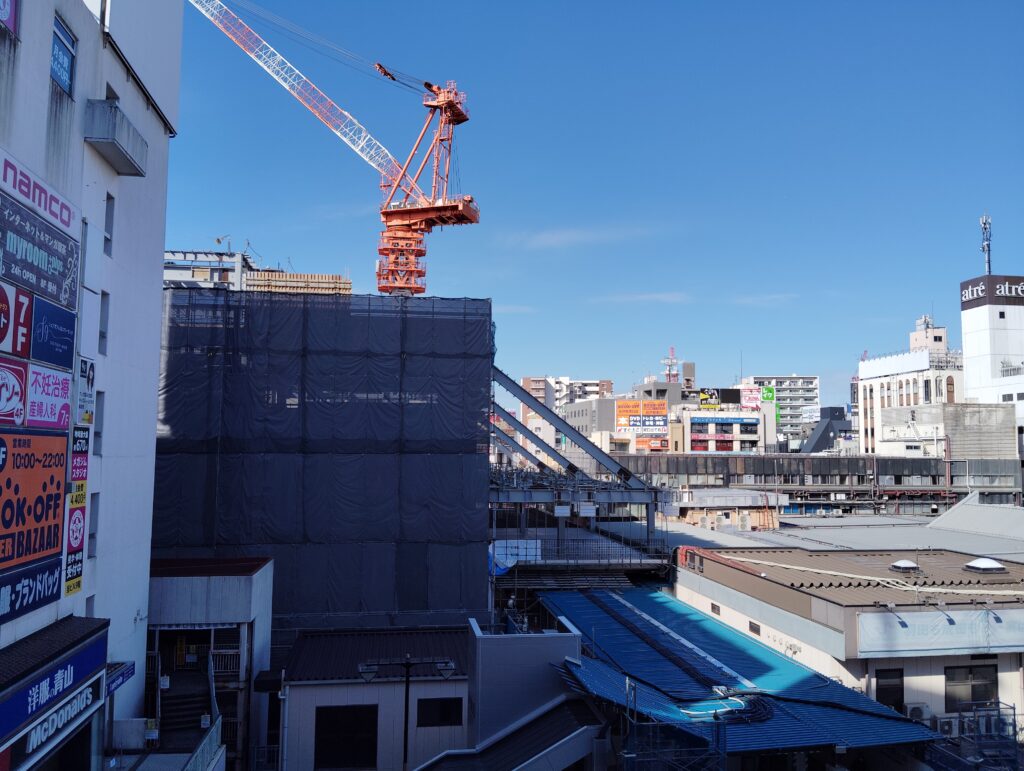 松戸駅ビル改良工事 2024年11月8日