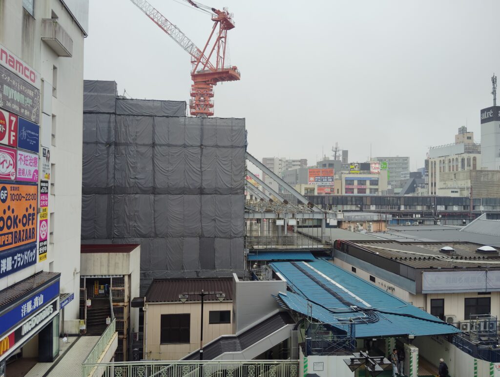 松戸駅ビル改良工事 2024年11月15日
