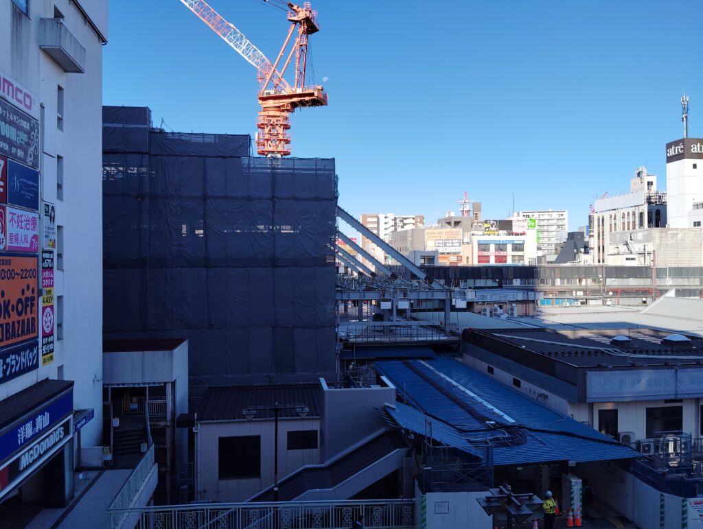 松戸駅ビル改良工事 2024年11月19日