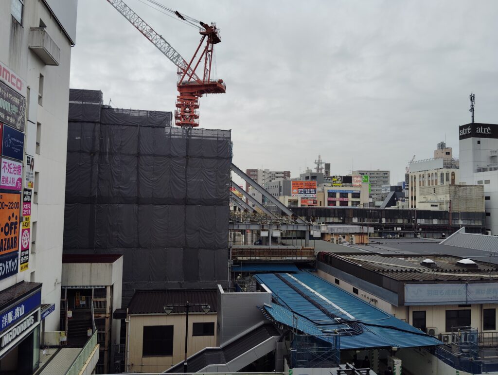 松戸駅ビル改良工事 2024年11月20日