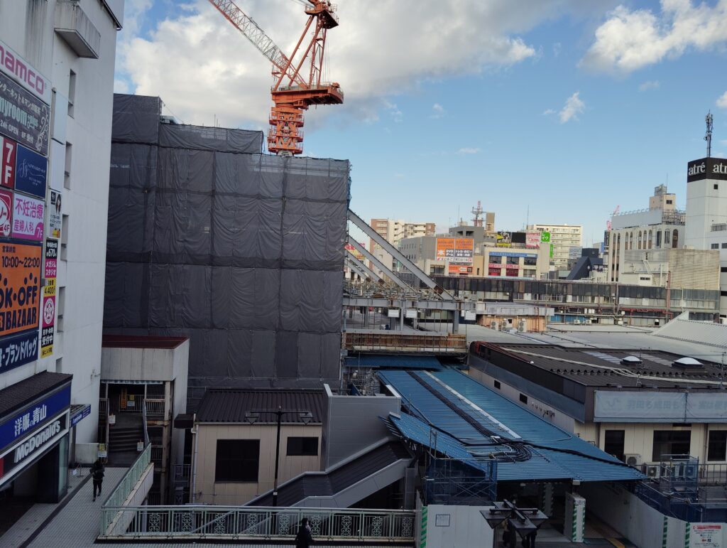 松戸駅ビル改良工事 2024年11月26日