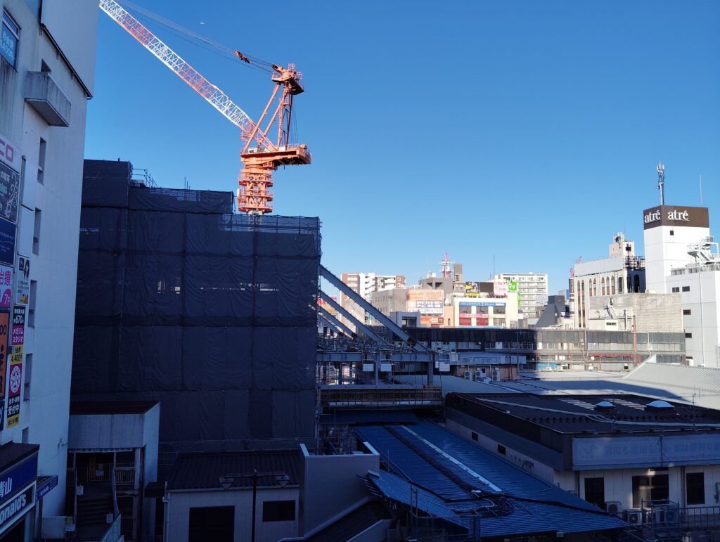 松戸駅ビル改良工事 2024年11月28日