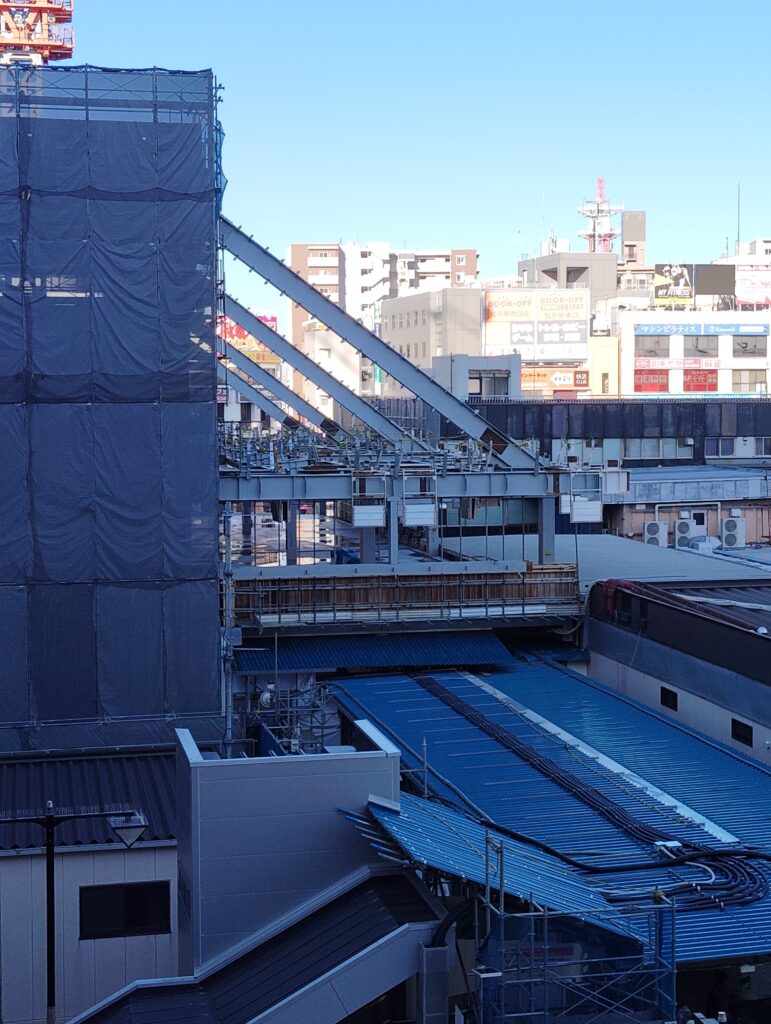 松戸駅ビル改良工事 2024年11月28日