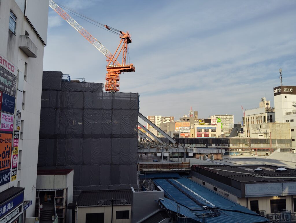 松戸駅ビル改良工事 2024年12月4日