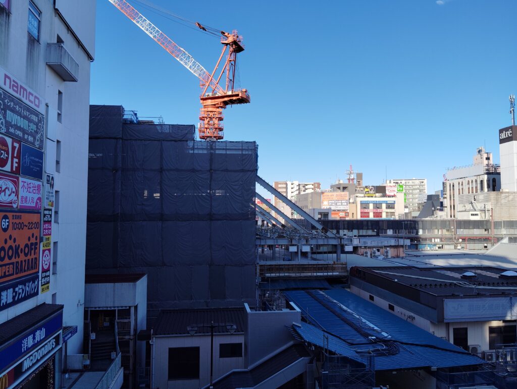 松戸駅ビル改良工事 2024年12月6日