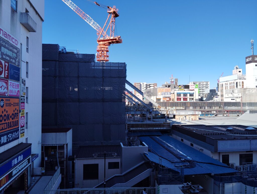 松戸駅ビル改良工事 2024年12月7日