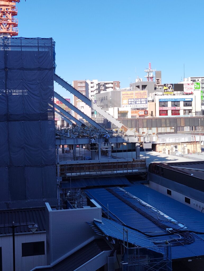 松戸駅ビル改良工事 2024年12月7日