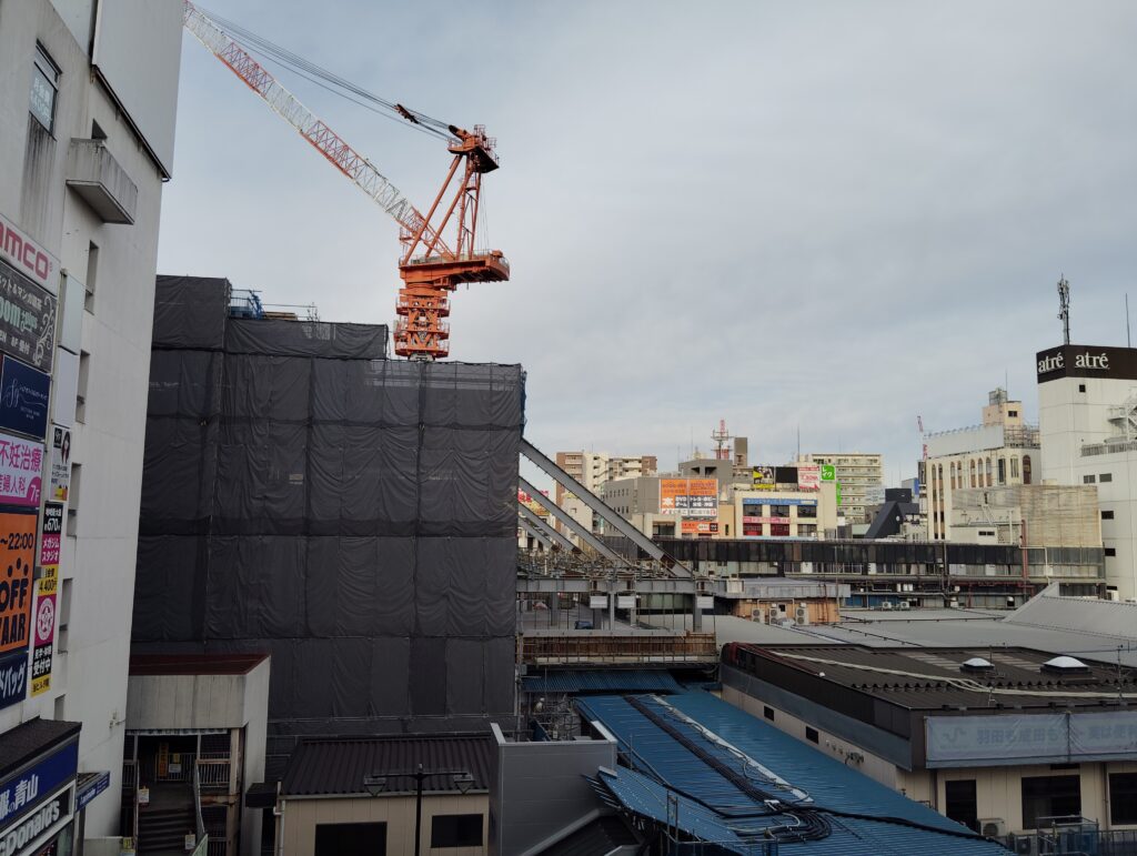 松戸駅ビル改良工事 2024年12月11日