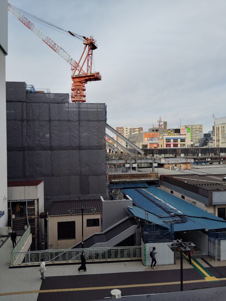 松戸駅ビル改良工事 2024年12月11日