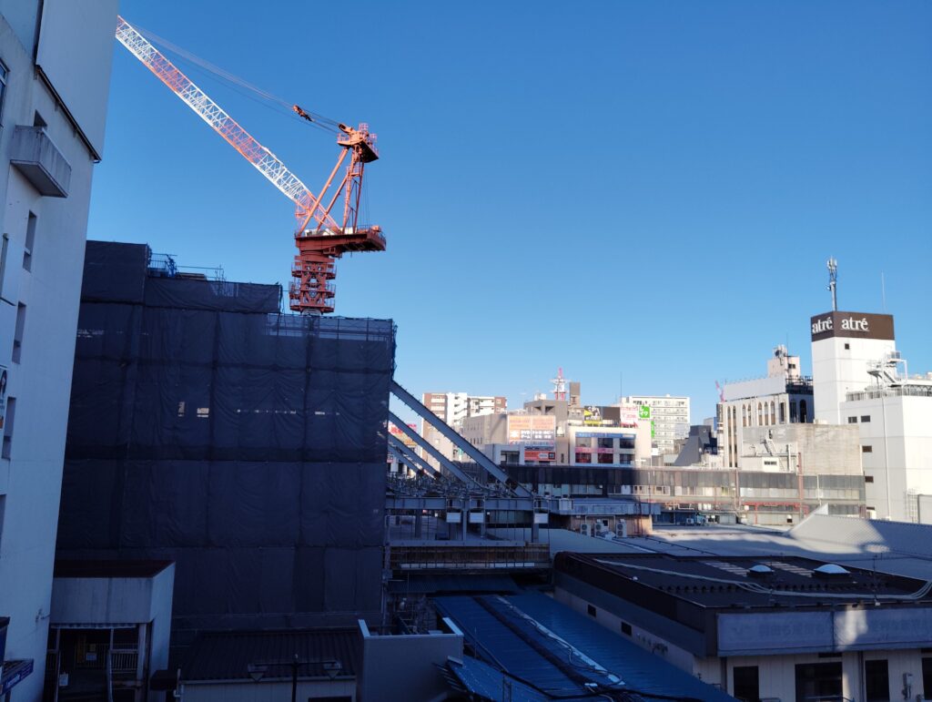 松戸駅ビル改良工事 2024年12月12日