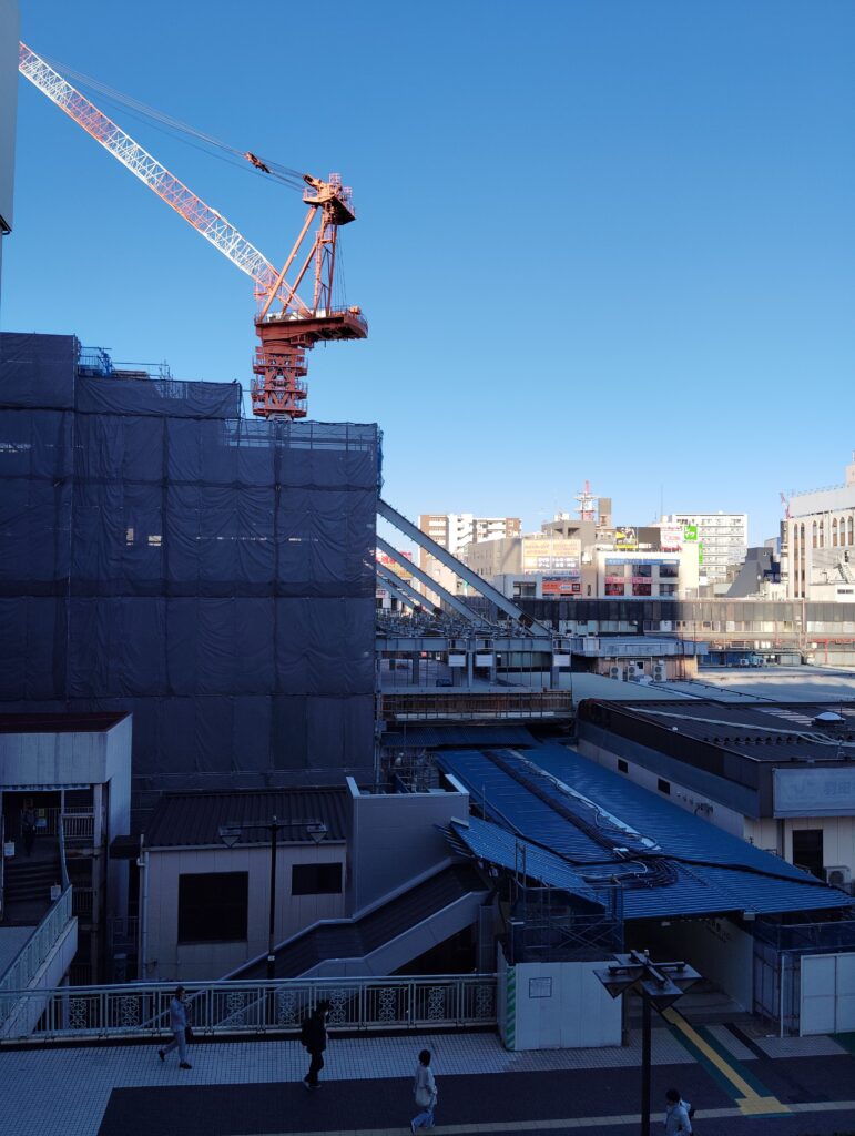 松戸駅ビル改良工事 2024年12月12日