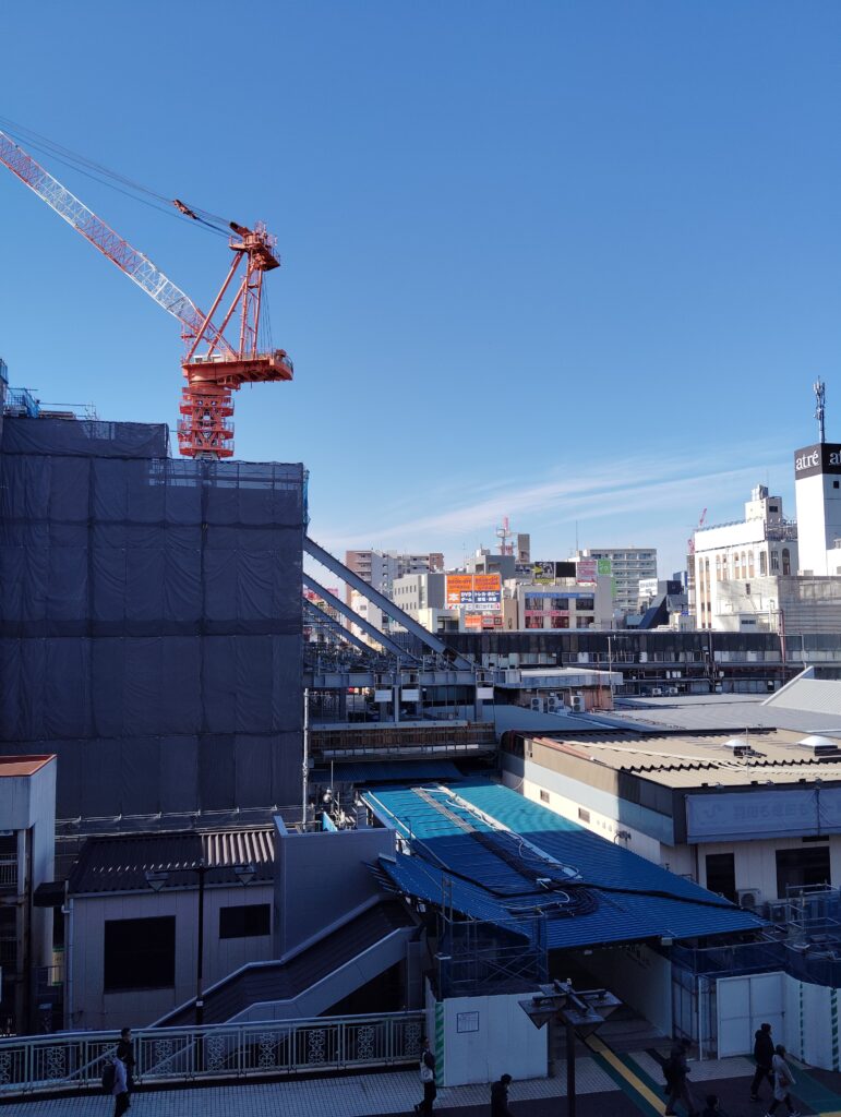 松戸駅ビル改良工事 2024年12月21日