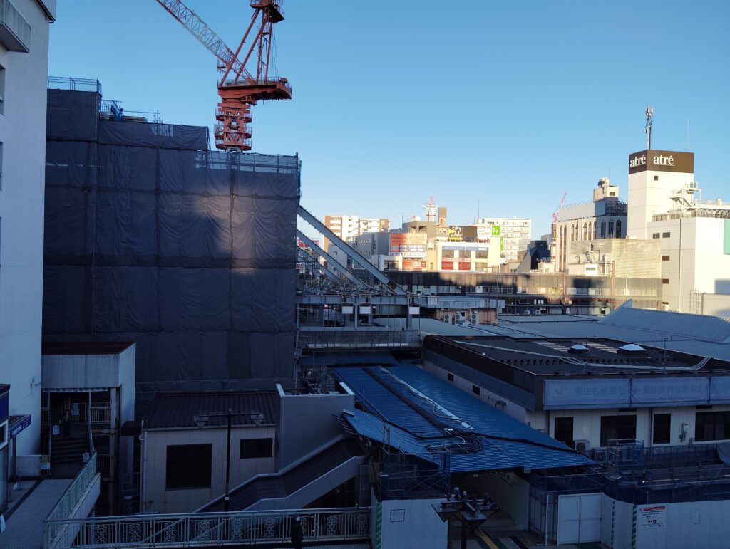 松戸駅ビル改良工事 2024年12月23日