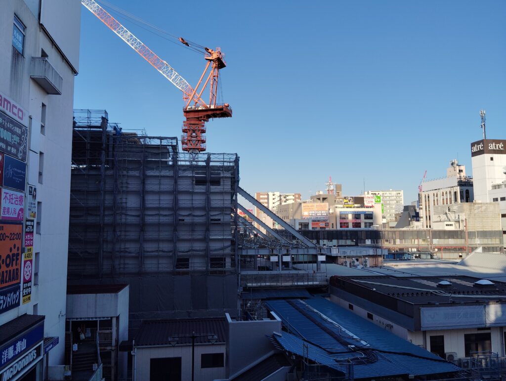 松戸駅ビル改良工事 2024年12月26日