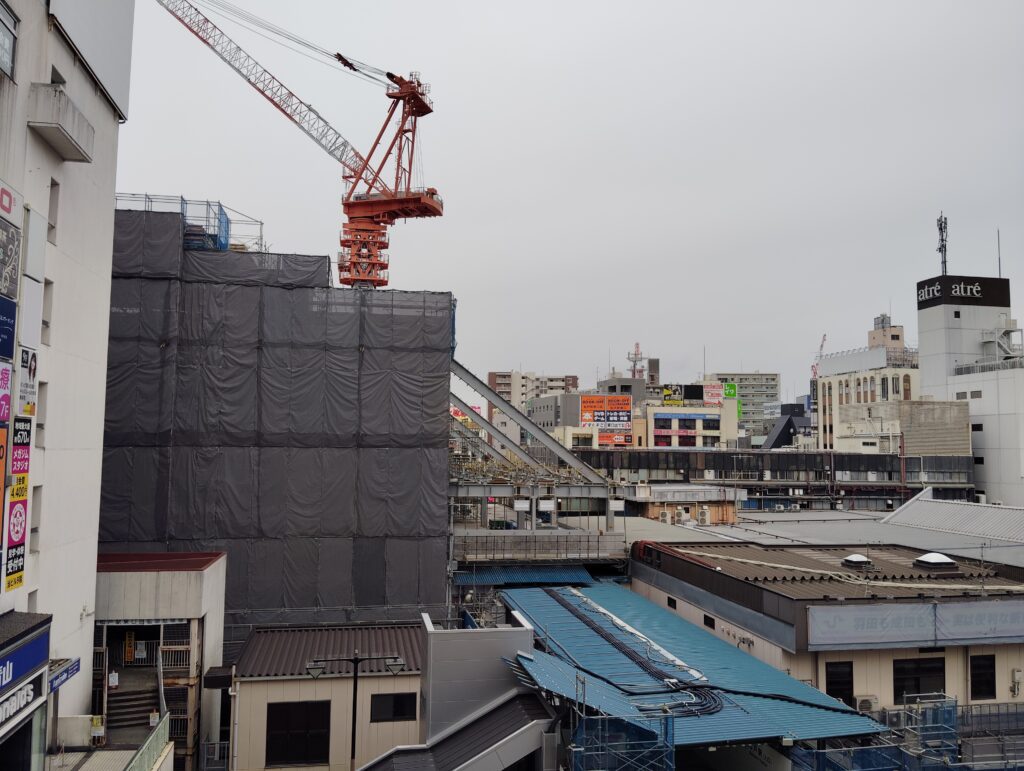 松戸駅ビル改良工事 2025年1月12日