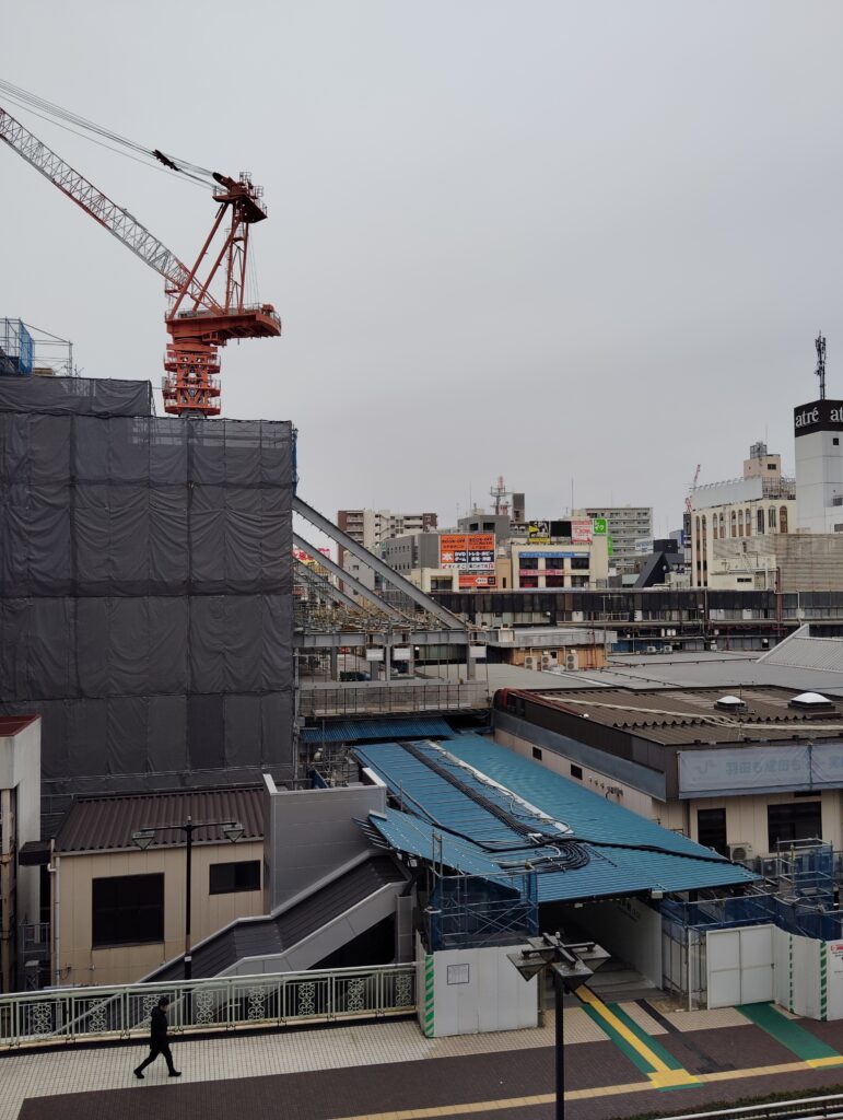 松戸駅ビル改良工事 2025年1月12日