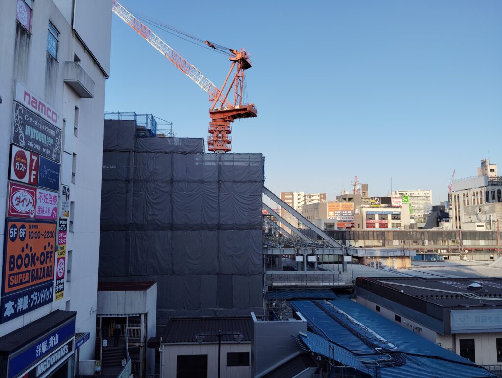 松戸駅ビル改良工事 2025年1月15日