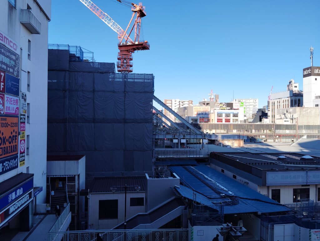 松戸駅ビル改良工事 2025年1月17日
