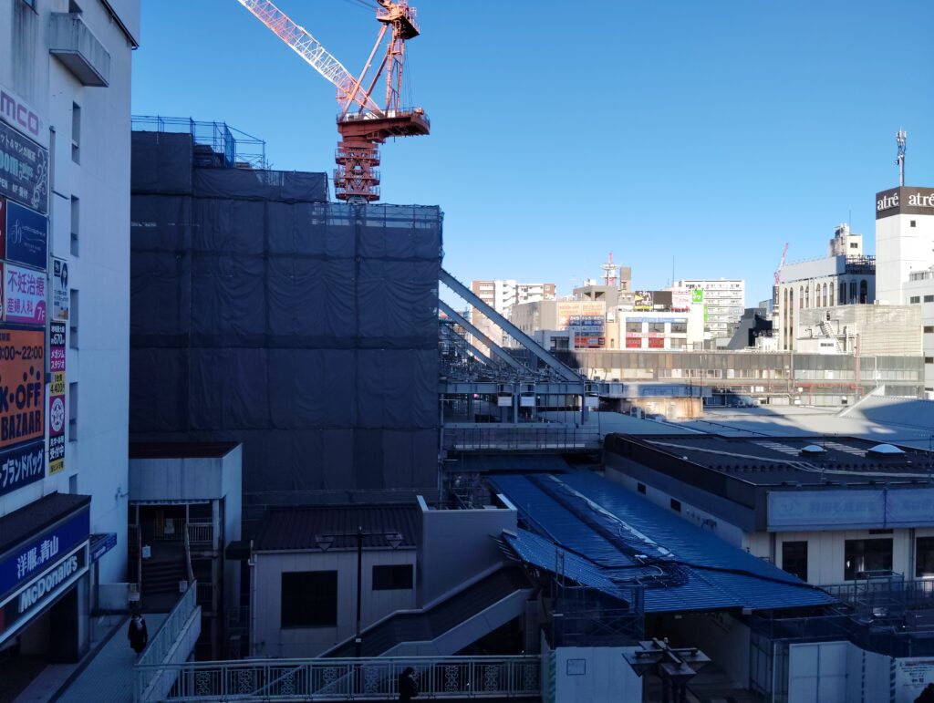 松戸駅ビル改良工事 2025年1月17日