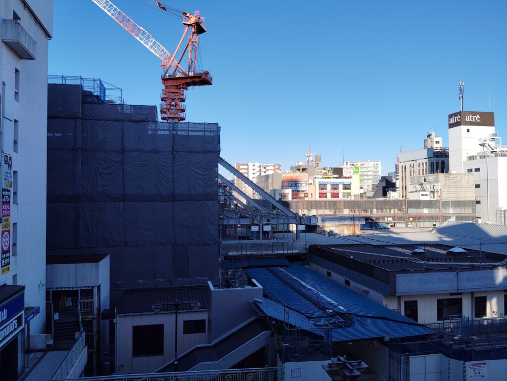 松戸駅ビル改良工事 2025年1月18日
