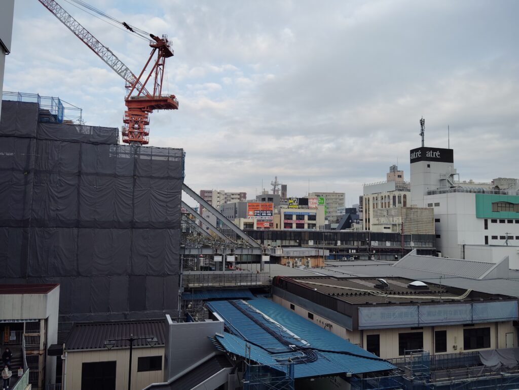 松戸駅ビル改良工事 2025年1月21日